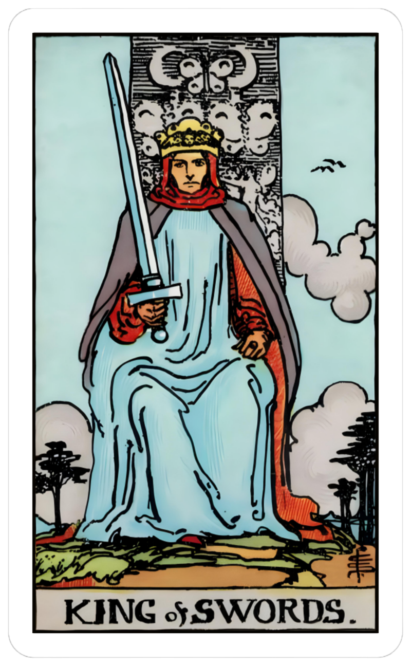 king of swords card